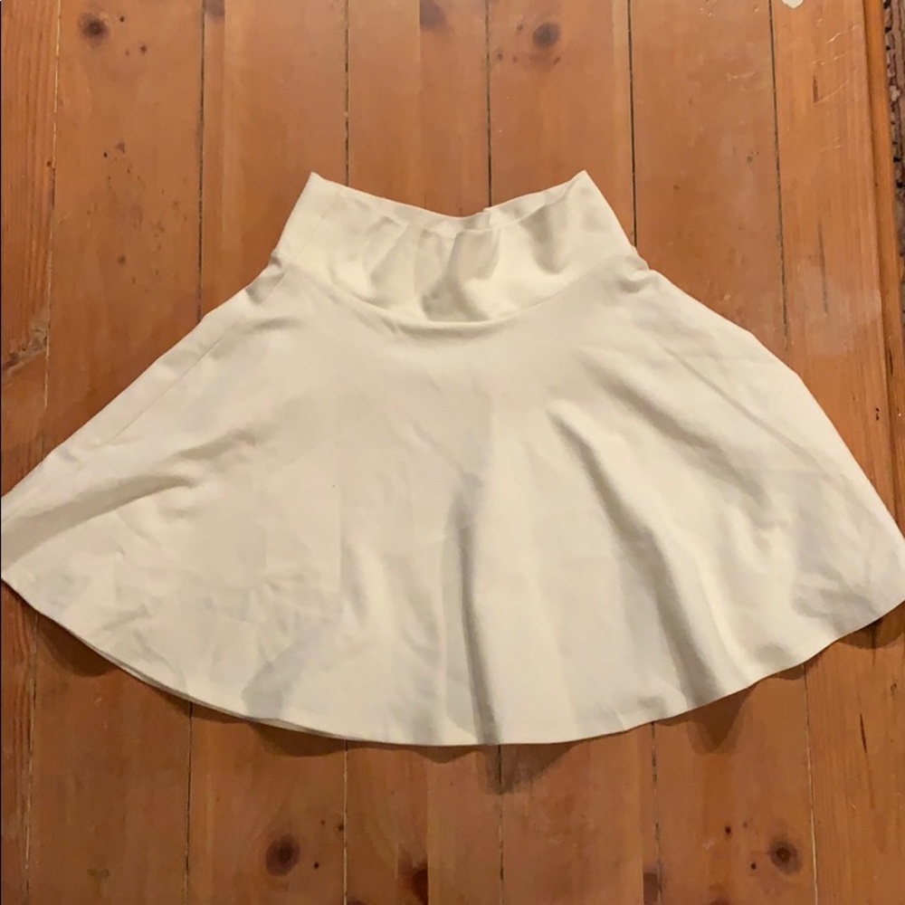 White skirt